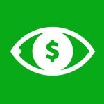 Eye with Money Dollar Sign Icon